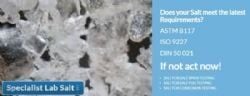 Özel Saf Tuz / ASTM B117 standardına uygun